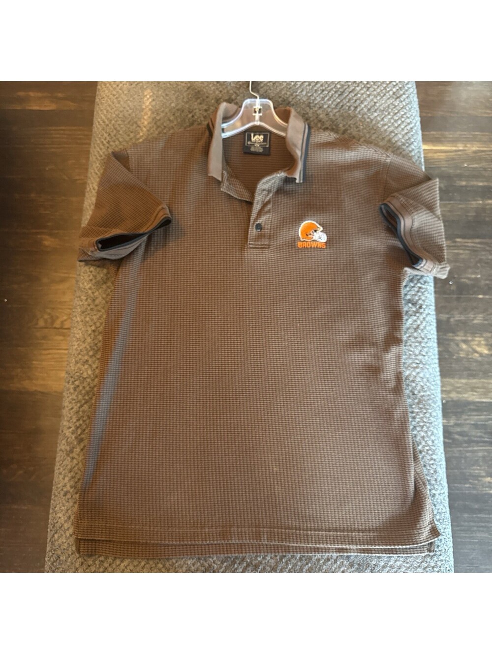 Vintage Lee Sport NFL Cleveland Browns Men’s Medium Polo Shirt Golf EUC